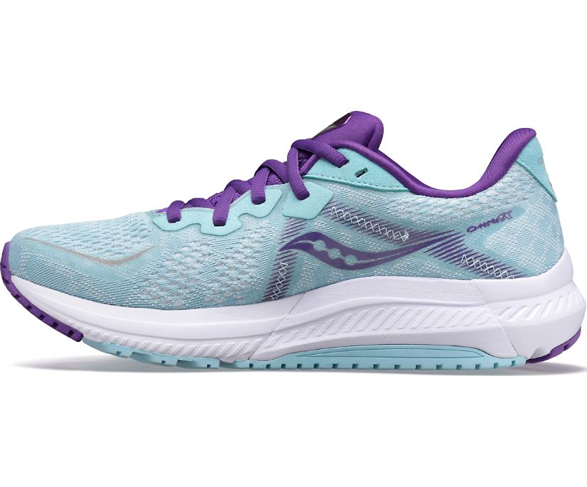 Saucony Omni 20 Women's Running Shoes Turquoise / Purple | Canada 181NWYB